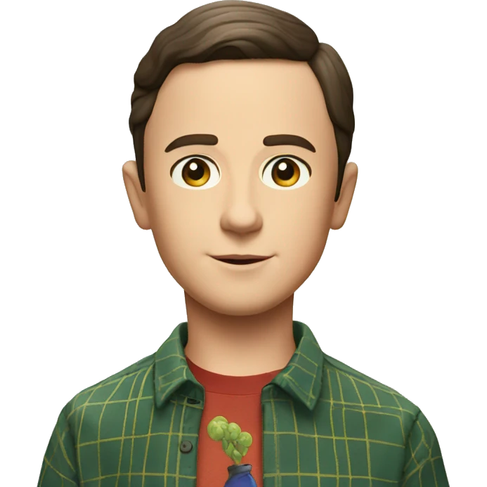 Sheldon Cooper in Young Sheldon emoji