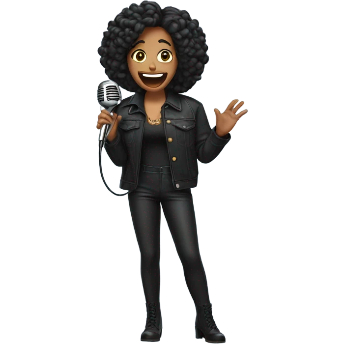 Singer emoji