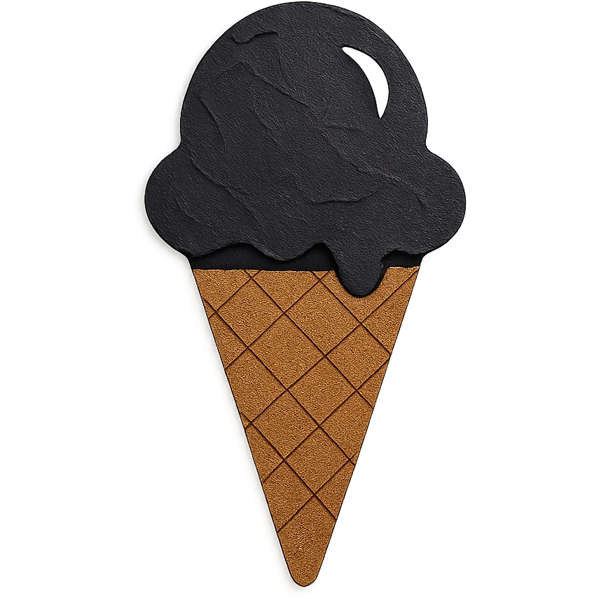 gothic ice cream emoji