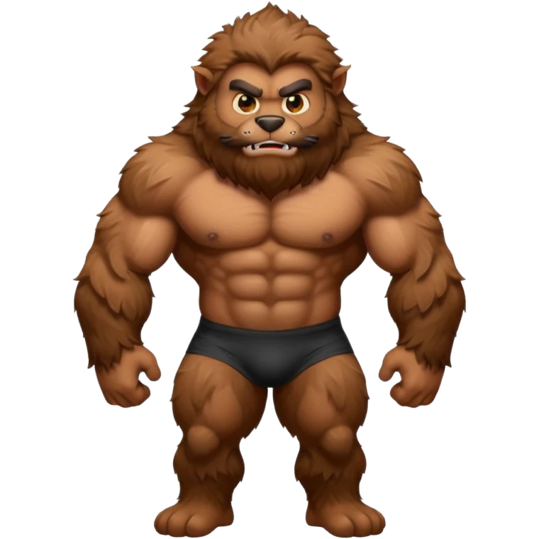 Create a hairy creature emoji