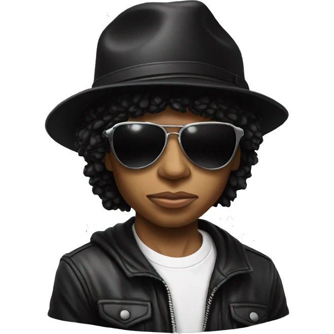 Eazy-E with his famous Compton hat emoji
