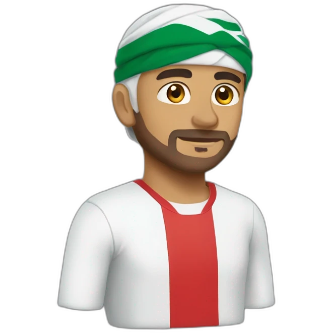 Oman A man A man wearing a sportswear in Oman 🇴🇲 emoji