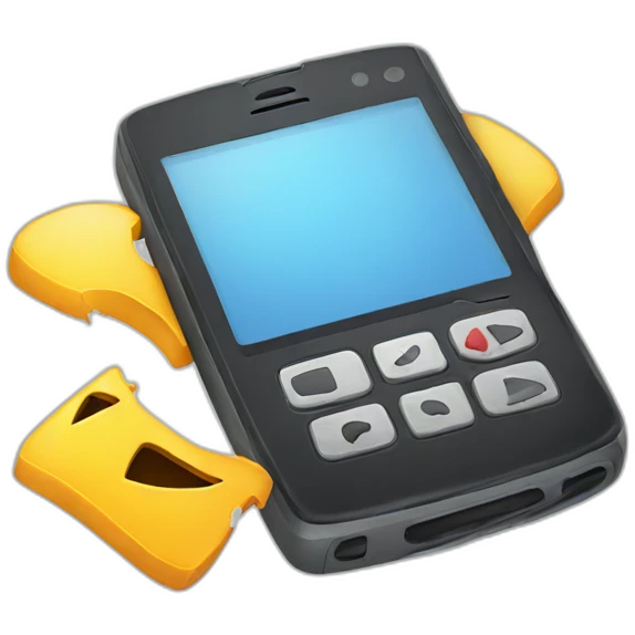 broken phone emoji