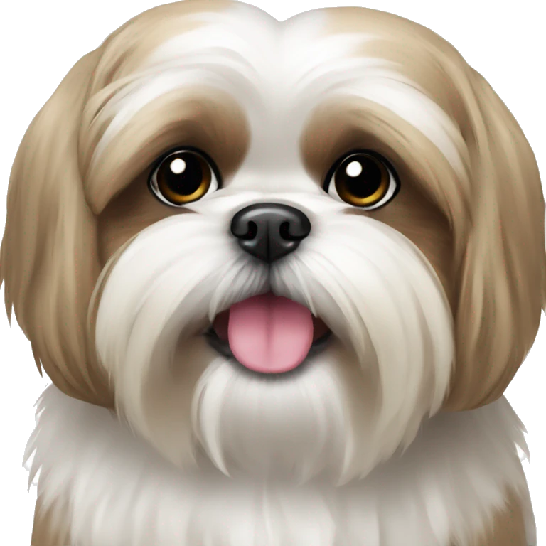Very cute Shih tzu dog  emoji