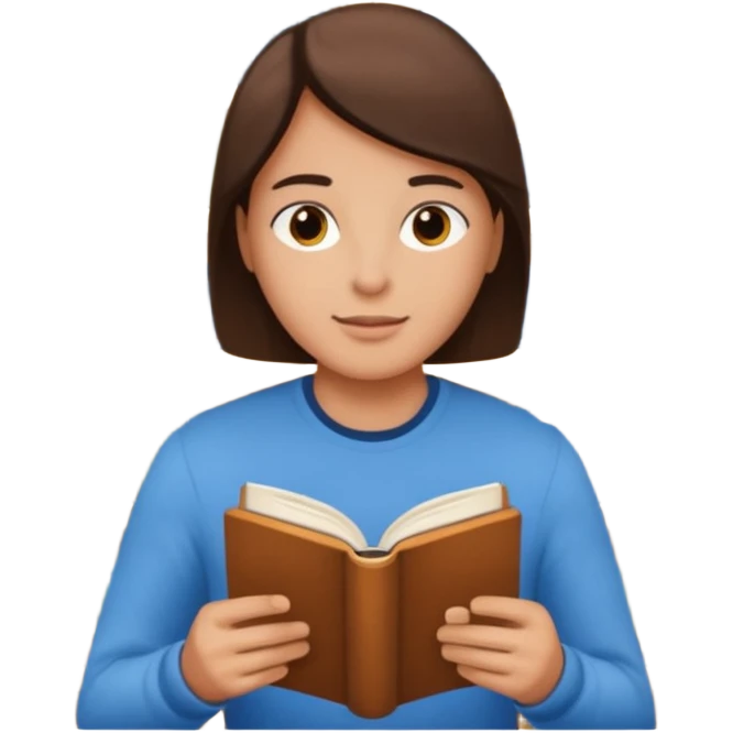 I’ll go to the library emoji