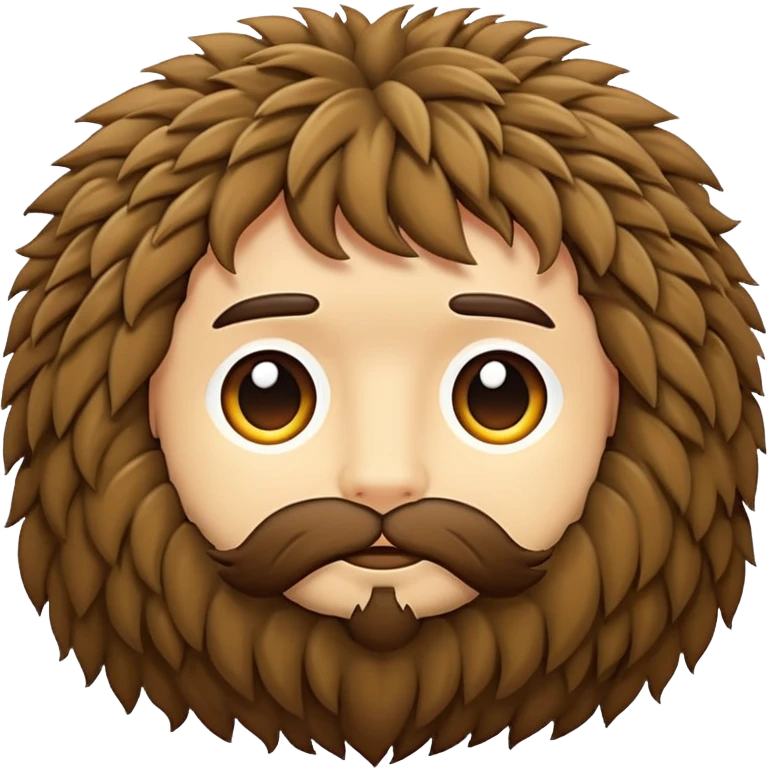 bush hairy brown emoji