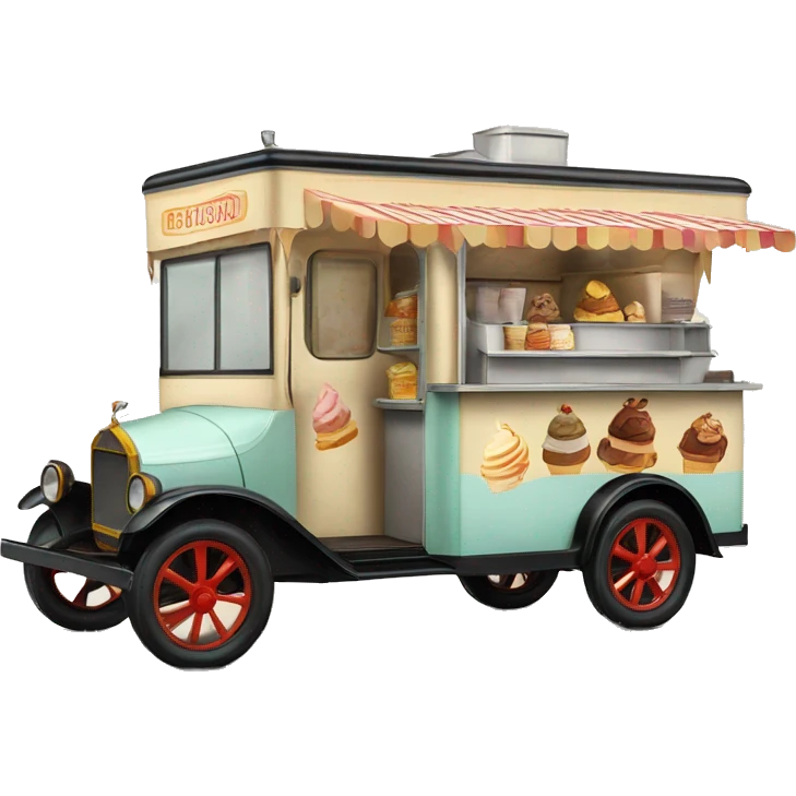 1917 ice cream food truck emoji