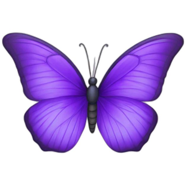 purple butterfly emoji