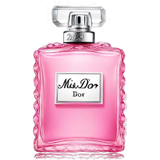 pink miss dior perfume  emoji