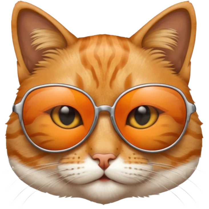 Cat wearing sunglasses emoji