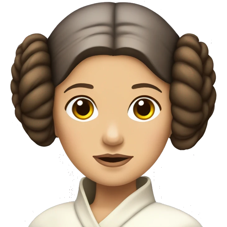 Princess leia  emoji