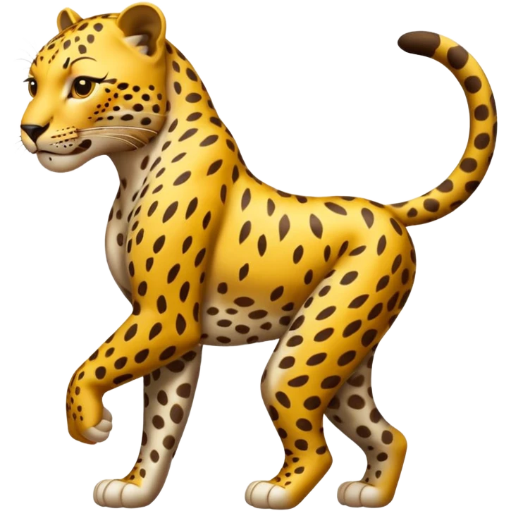leopard der popo wackelt emoji