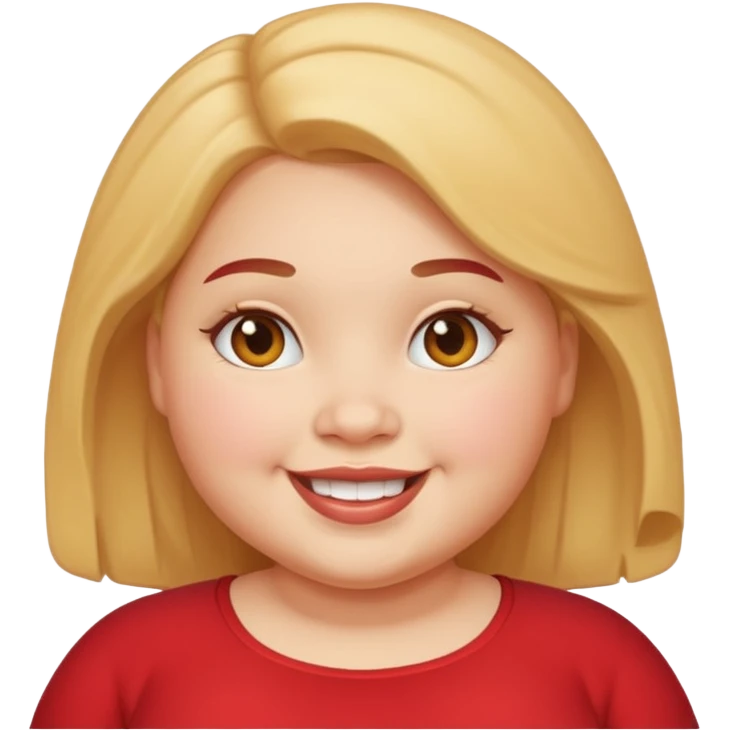 Fatty girl emoji
