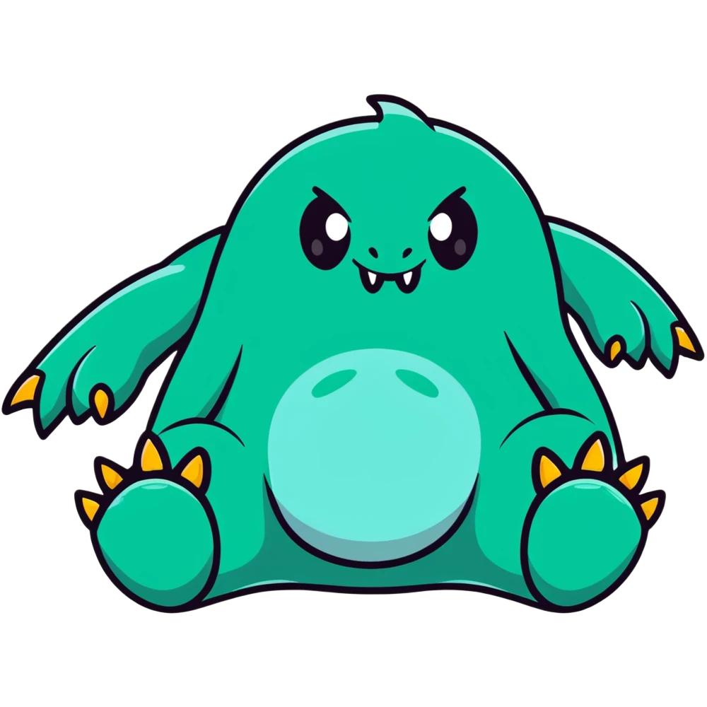 huge monster feet with claws emoji