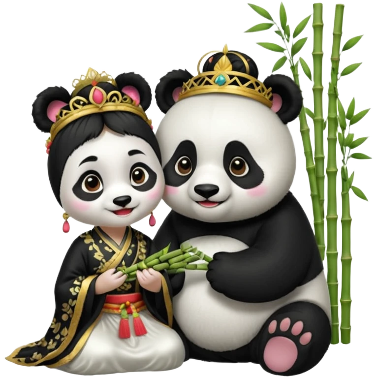 panda habit princesse chinoise emoji