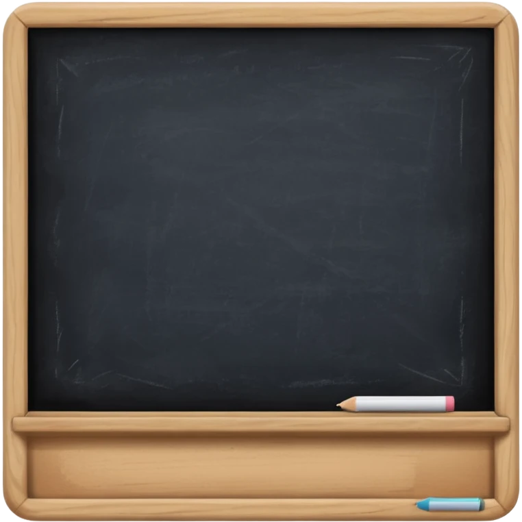 school blackboard emoji