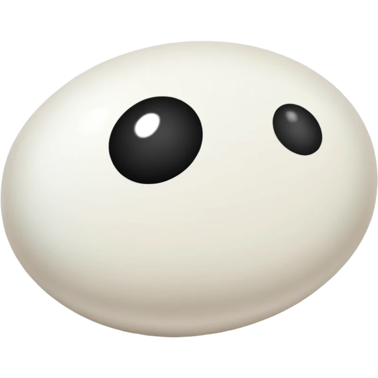 white and black crow eggs emoji