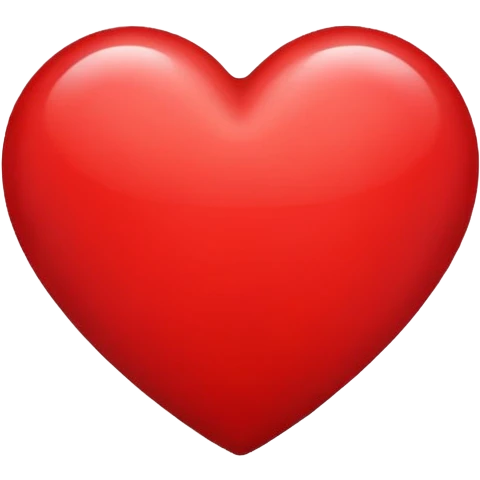 red💗 emoji