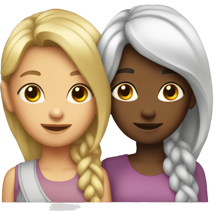Two girls gay emoji