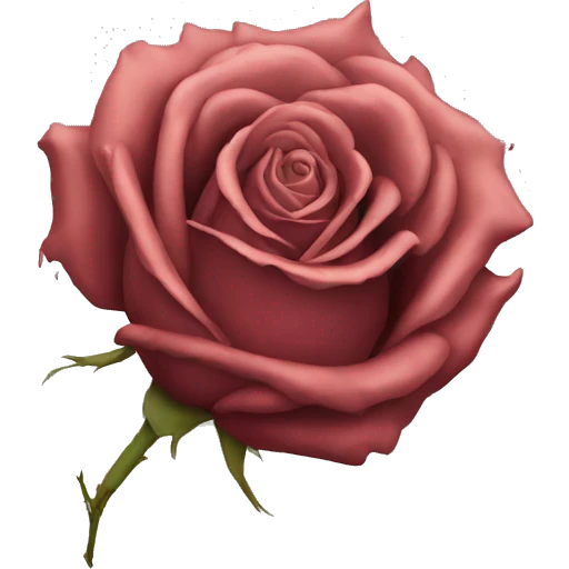 Wilted rose emoji