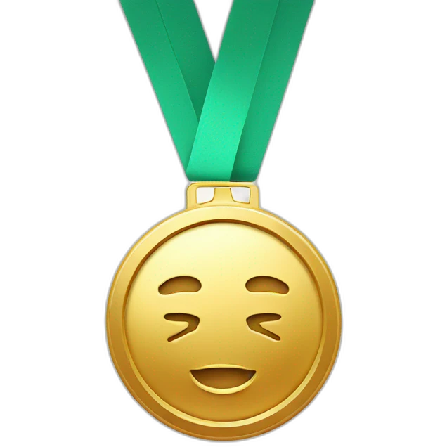 Gold 1st place medal emoji