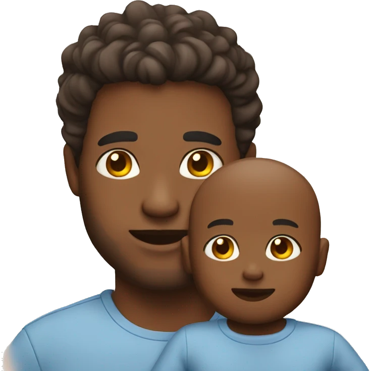 Man with a babyboy  emoji