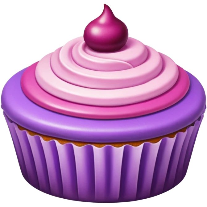 cakes ultra rich topping pink purple color High-quality stylized food illustration,
cute semi-realistic game-asset style,
smooth painterly shading, soft gradients,
rounded forms, clean edges, subtle highlights,
glossy materials, soft studio lighting. emoji