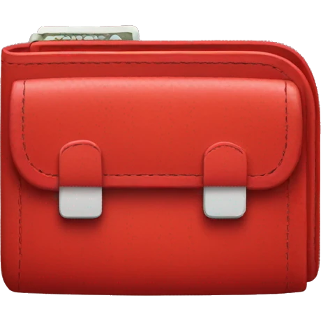 red wallet emoji