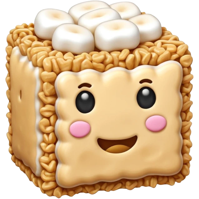 Rice krispy treat. emoji