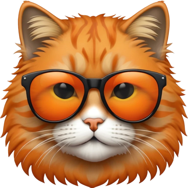 Cool cat wearing sunglasses emoji