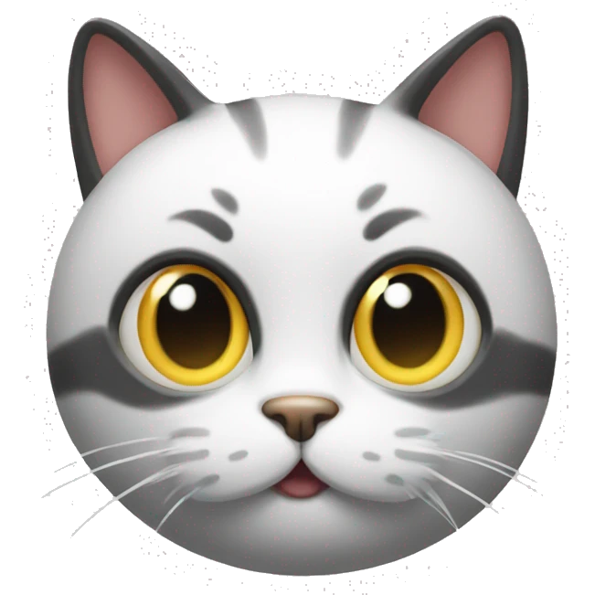 a cat looks like a ballon emoji