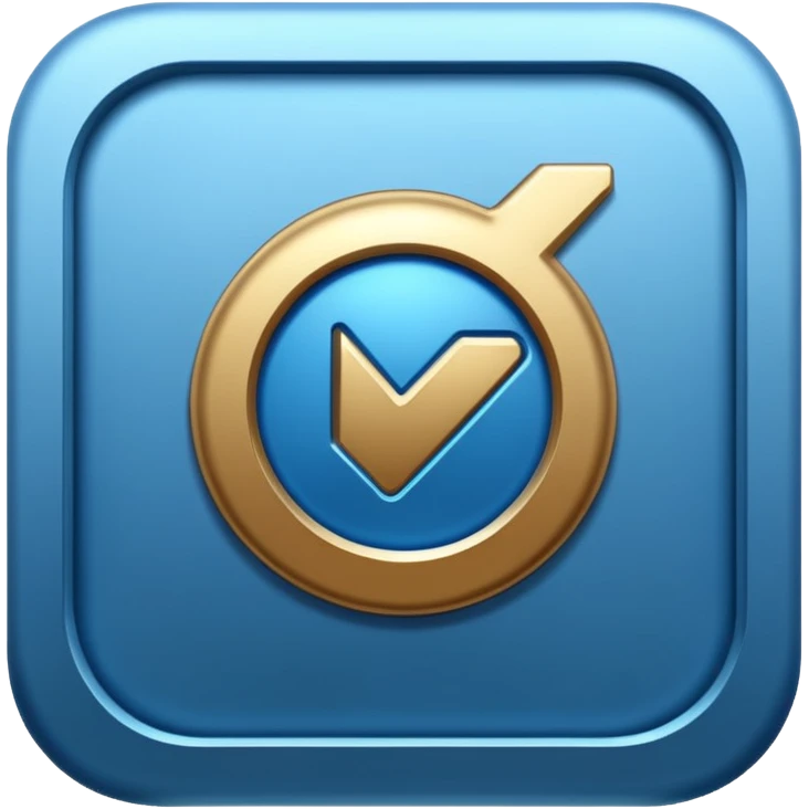 An Instagram blue tick emoji