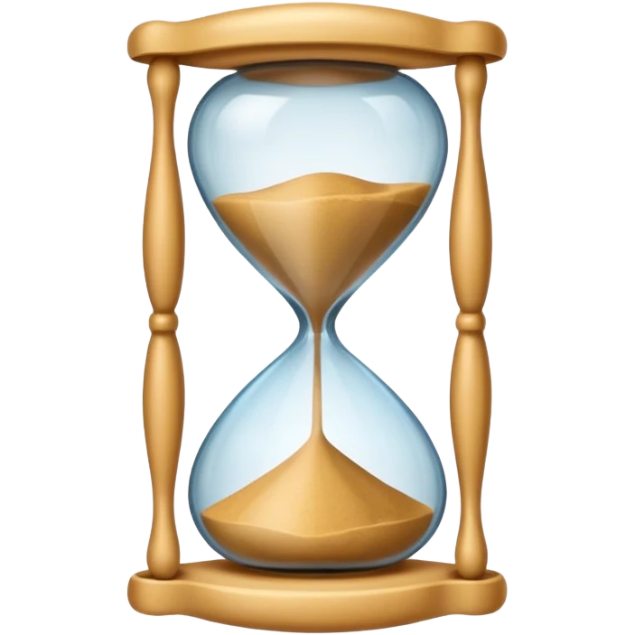 a  Hourglass shape Peanut  emoji