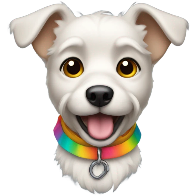 Cute dog emoji