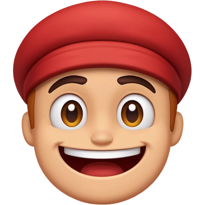 Brawl Stars character with a mischievous grin emoji