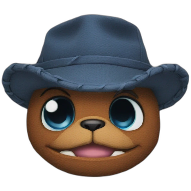 Stitch in hat emoji