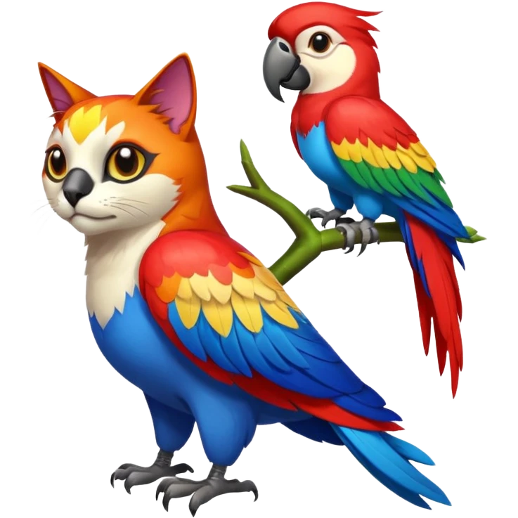 Cat-Macaw emoji