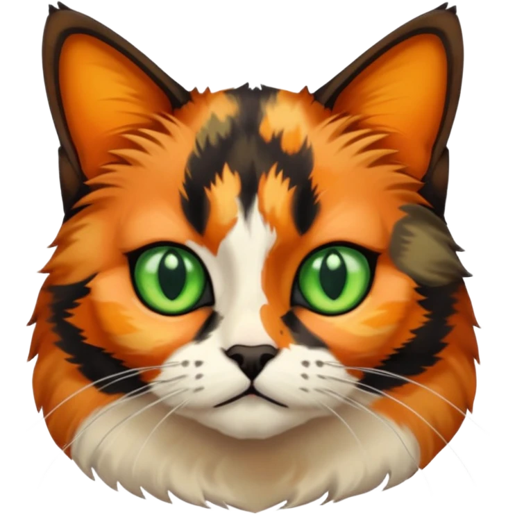 Tortoiseshell cat emoji