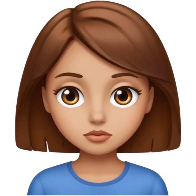 Sassy girl eye roll emoji