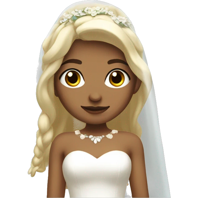 wedding girl wth white skin style zelda video game emoji