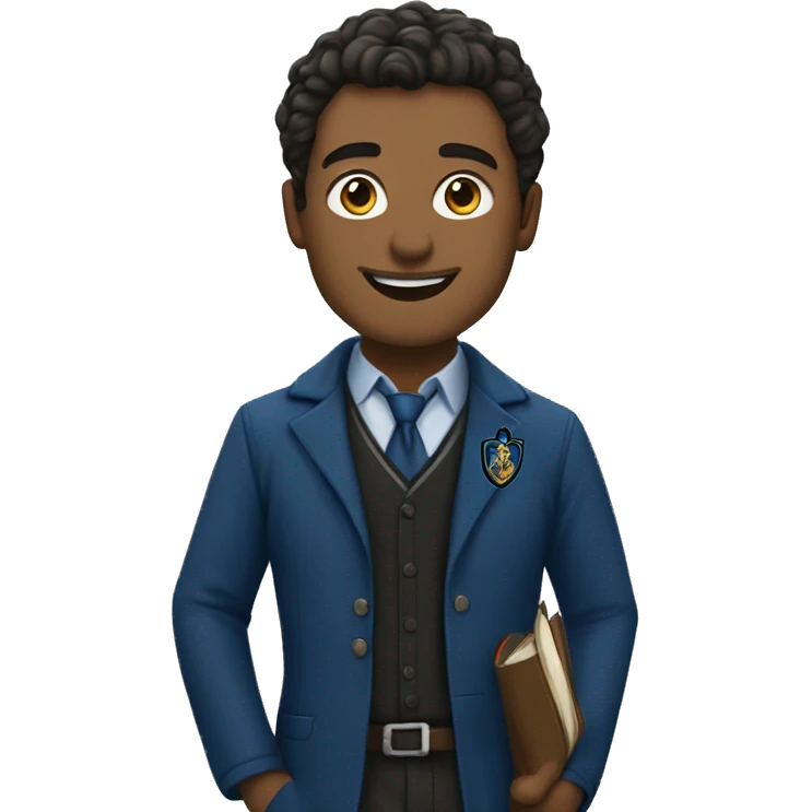 teacher, men, ravenclaw emoji