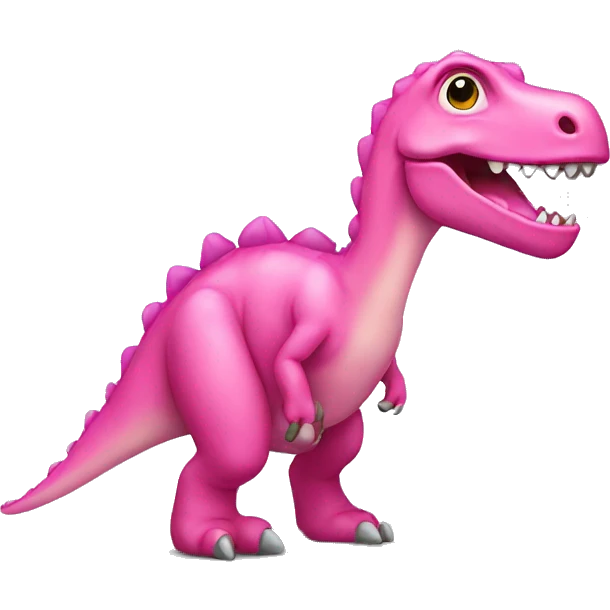 pink dinosaur  emoji