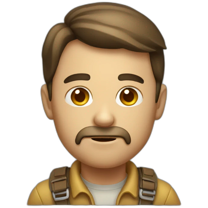 explorer disapointed , head emoji