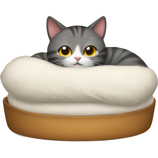 CAT in a bed emoji