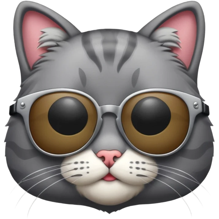Cat wearing sunglasses emoji