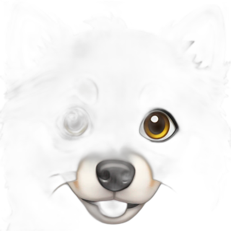 pomsky-black-dog, cocker-dog emoji