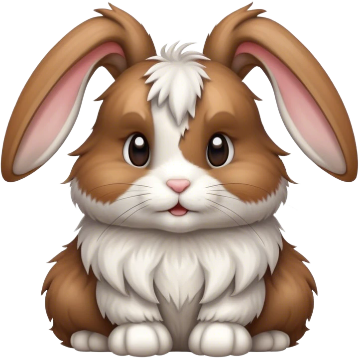 Long haired rabbit emoji