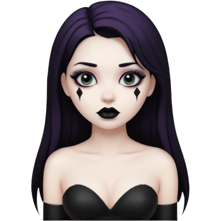 big boobies goth girl with boobies out emoji