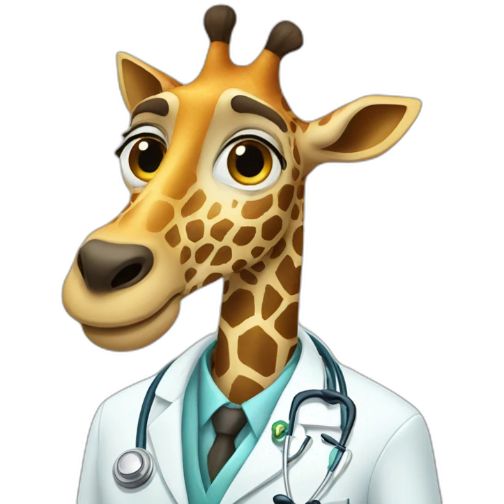 doctor girafe emoji