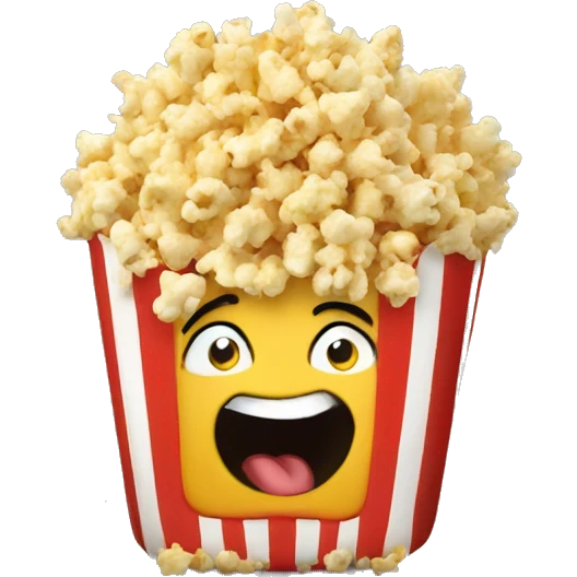 Pop corn emoji
